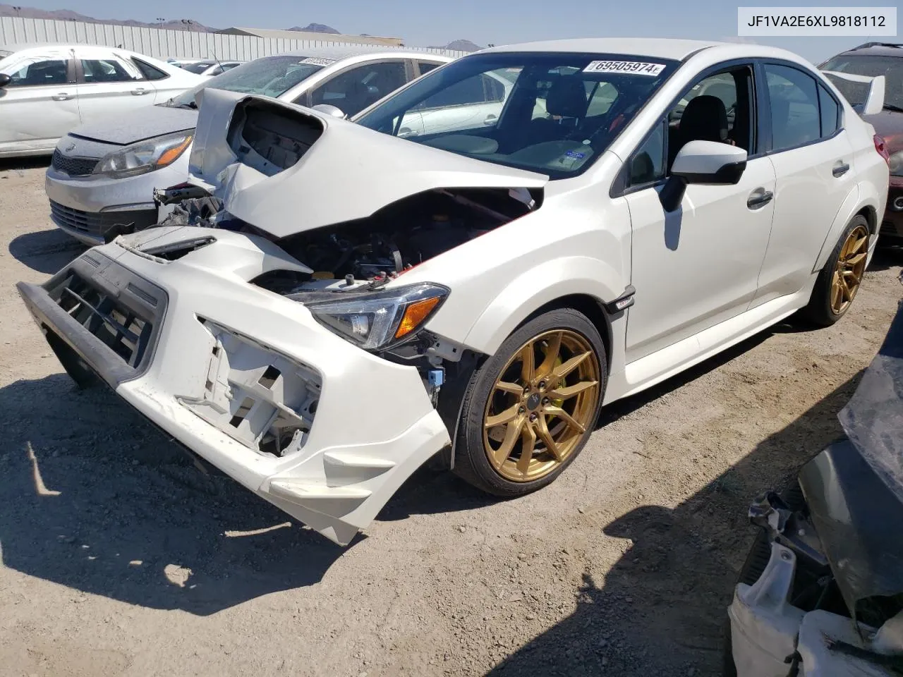 2020 Subaru Wrx Sti VIN: JF1VA2E6XL9818112 Lot: 69505974