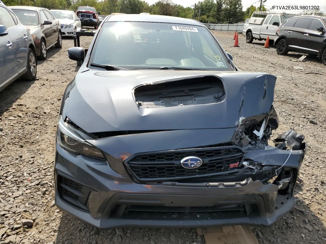 2020 Subaru Wrx Sti VIN: JF1VA2E63L9801202 Lot: 71649494