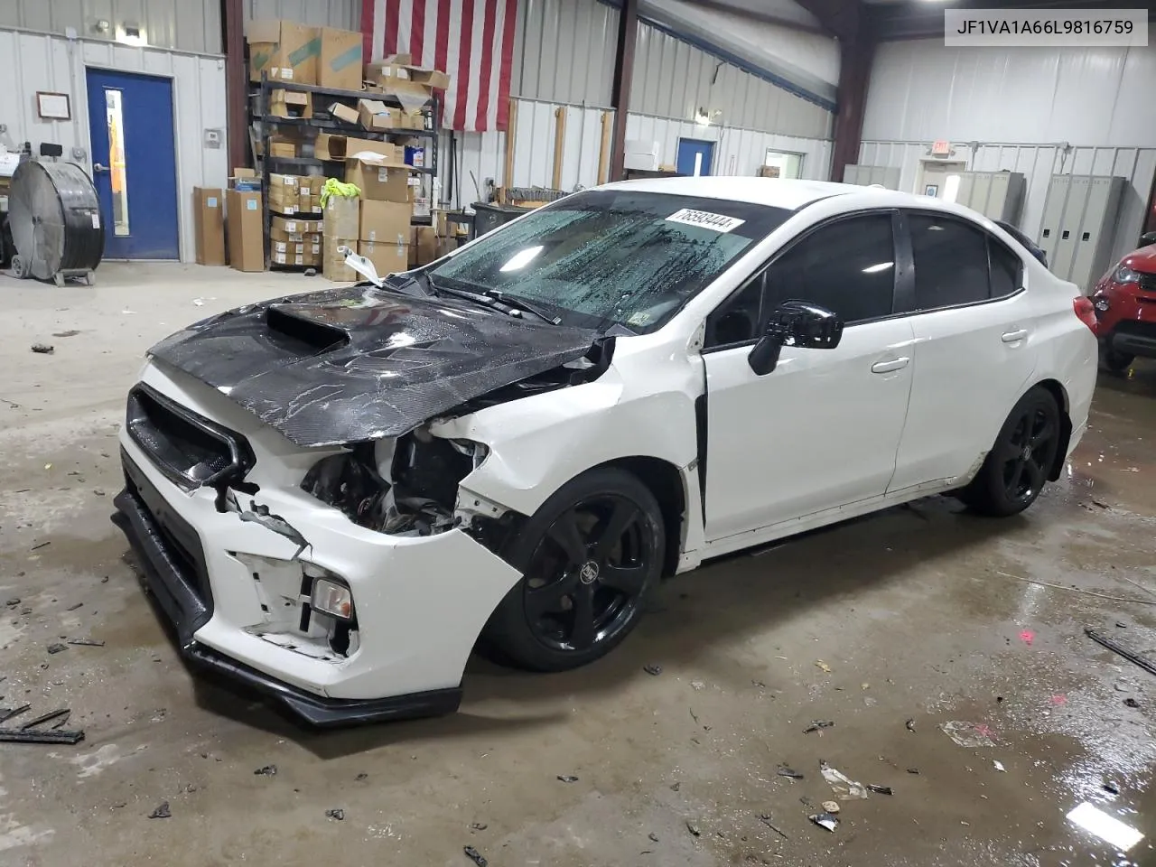 2020 Subaru Wrx VIN: JF1VA1A66L9816759 Lot: 76593444