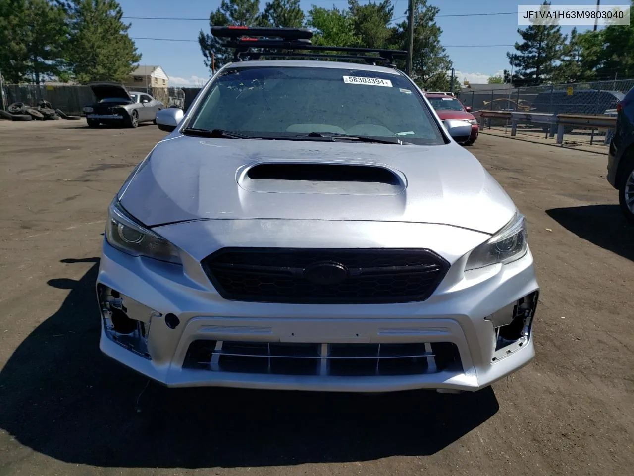 2021 Subaru Wrx Limited VIN: JF1VA1H63M9803040 Lot: 58303394