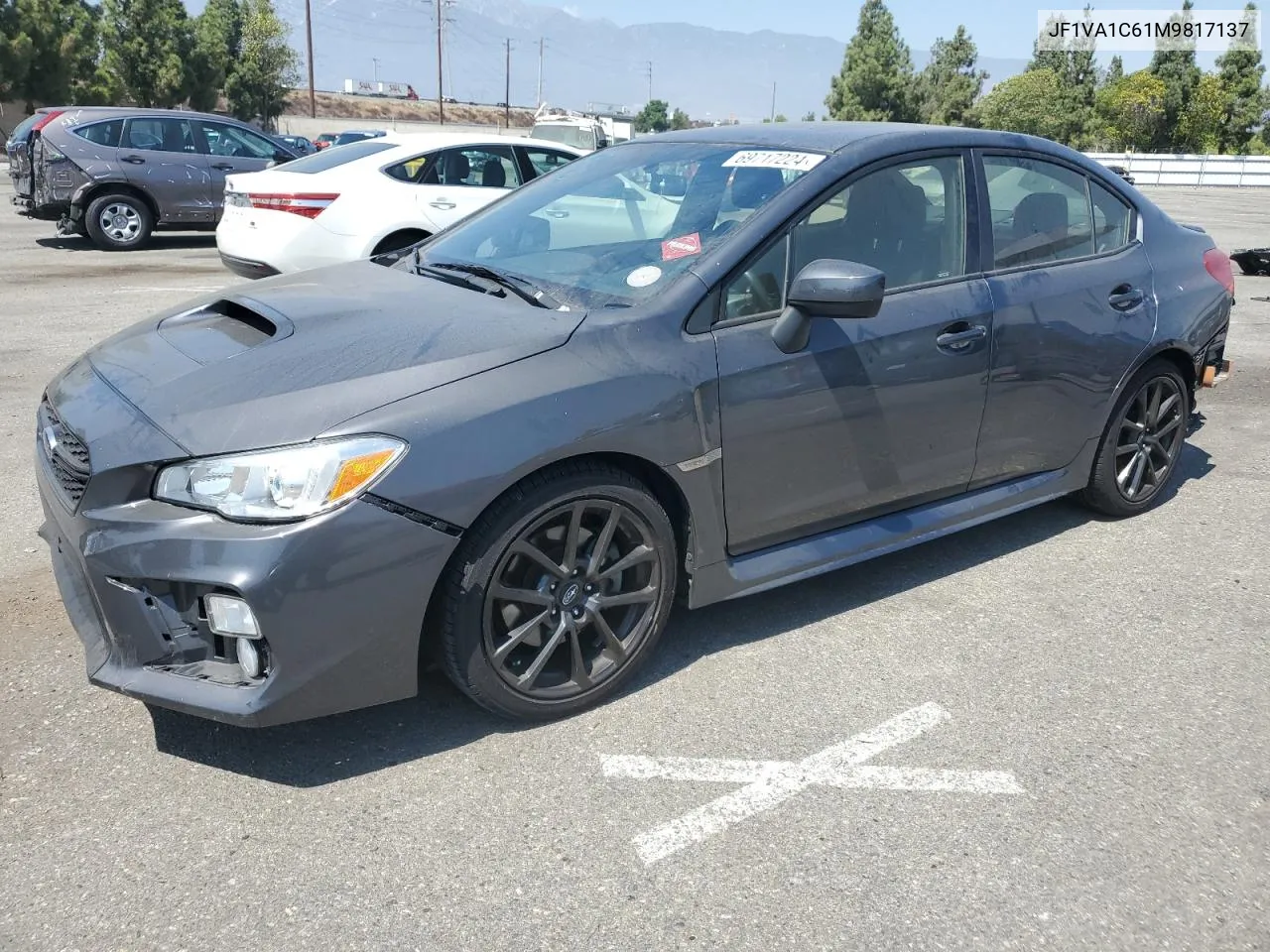 2021 Subaru Wrx Premium VIN: JF1VA1C61M9817137 Lot: 69717224