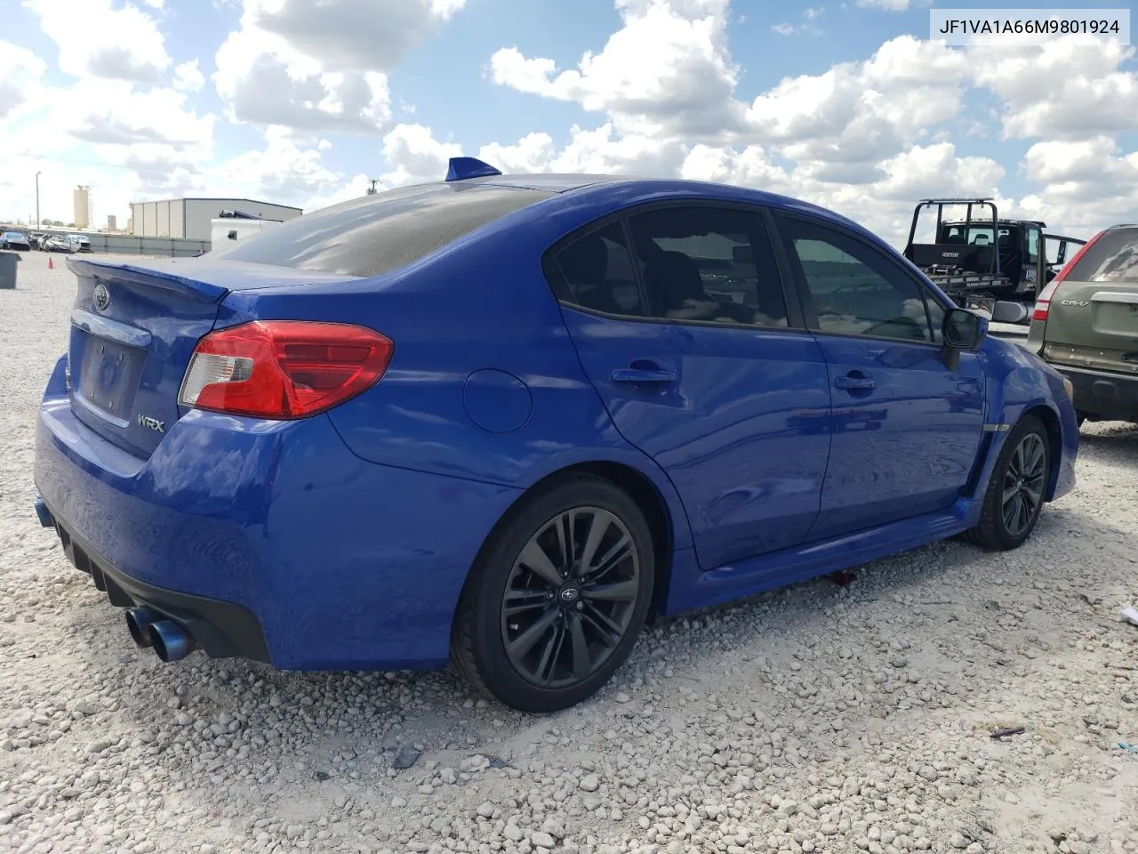 2021 Subaru Wrx VIN: JF1VA1A66M9801924 Lot: 72267574