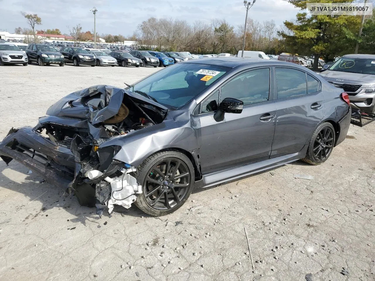 2021 Subaru Wrx Limited VIN: JF1VA1J61M9819067 Lot: 78178734