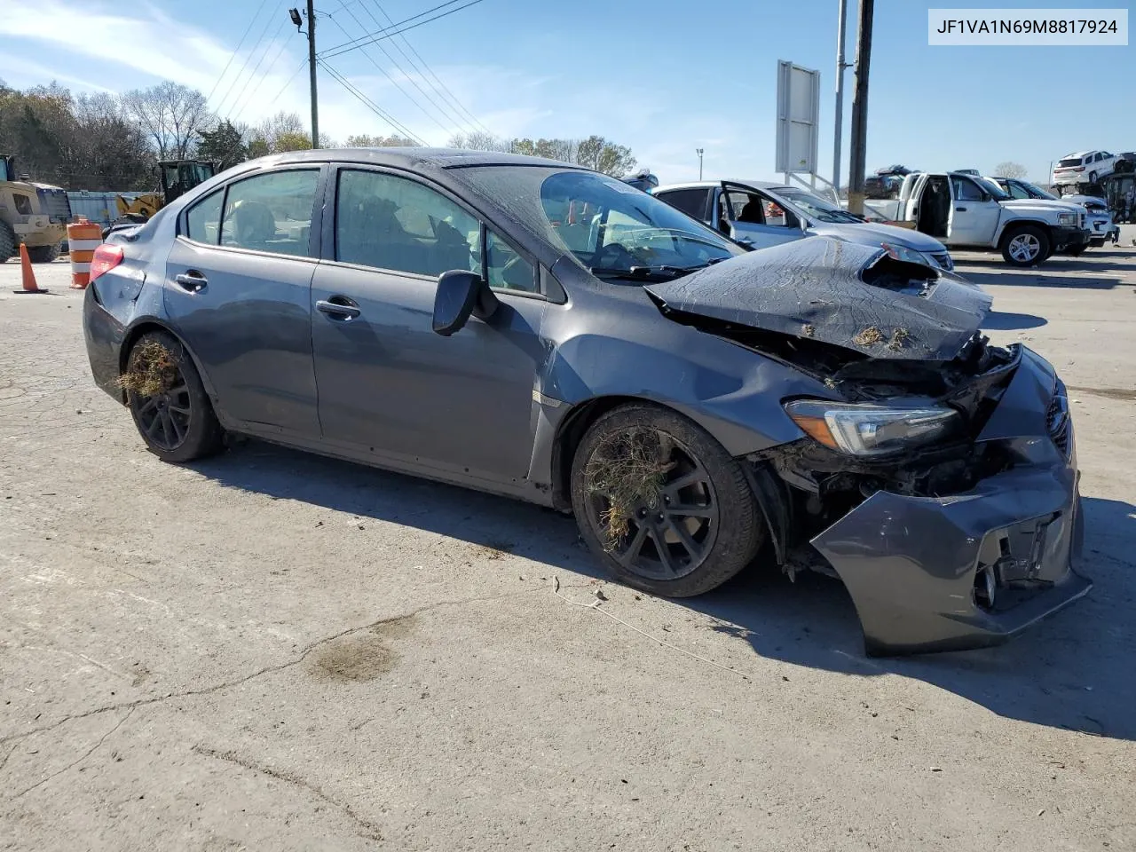 2021 Subaru Wrx Limited VIN: JF1VA1N69M8817924 Lot: 80390694