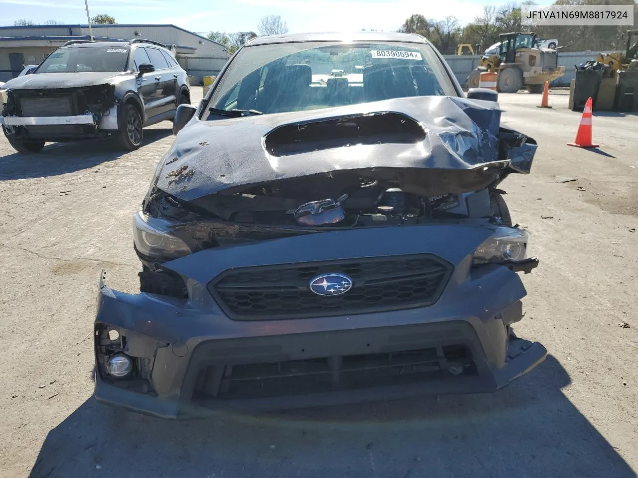 2021 Subaru Wrx Limited VIN: JF1VA1N69M8817924 Lot: 80390694