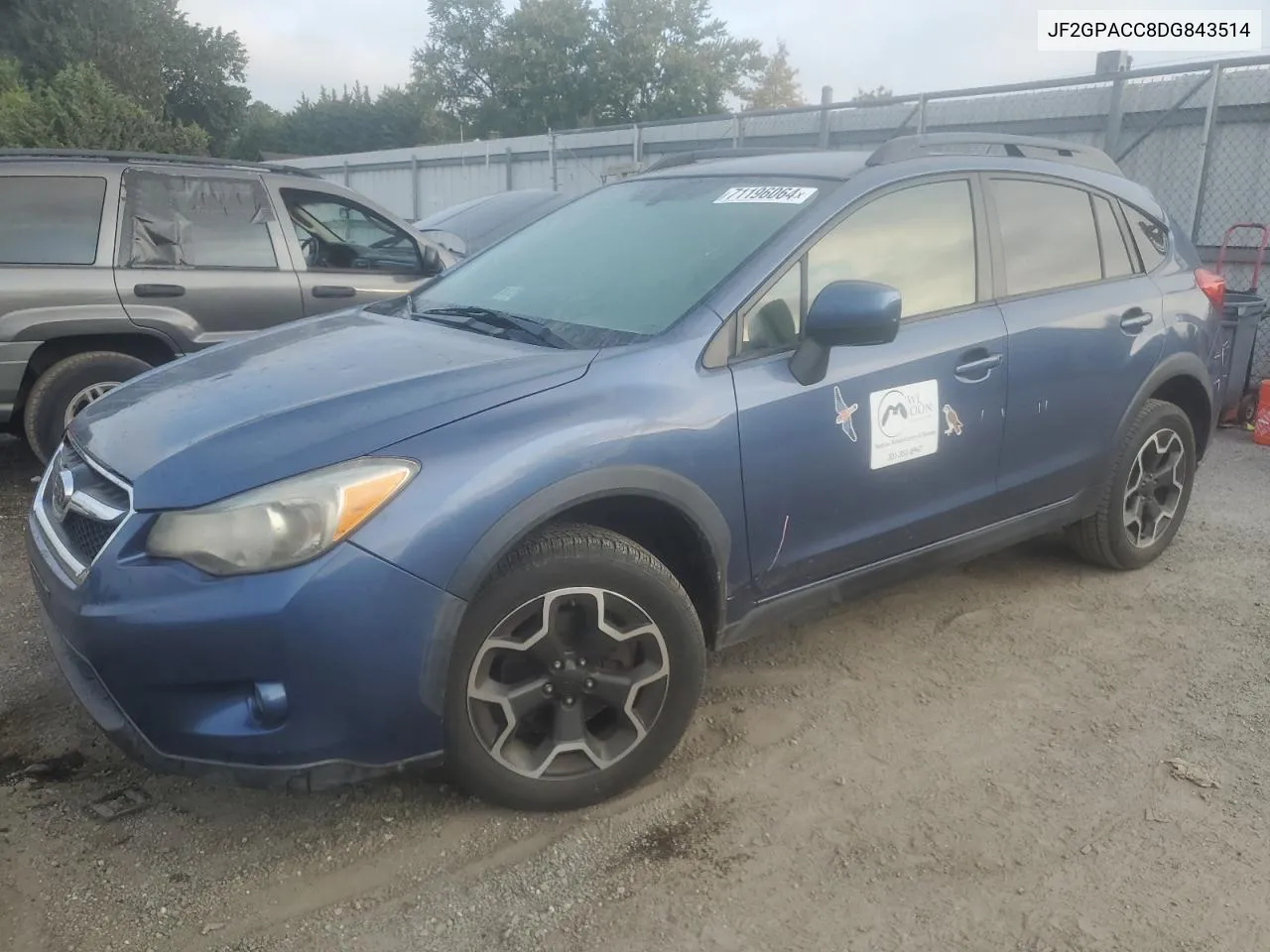 JF2GPACC8DG843514 2013 Subaru Xv Crosstrek 2.0 Premium