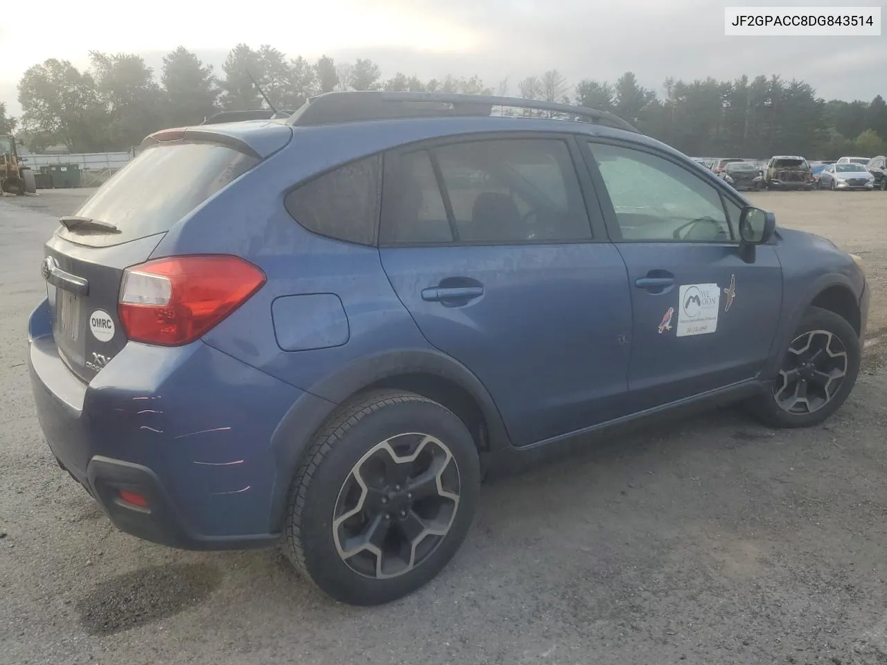 JF2GPACC8DG843514 2013 Subaru Xv Crosstrek 2.0 Premium