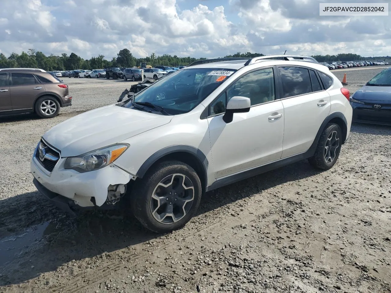 2013 Subaru Xv Crosstrek 2.0 Premium VIN: JF2GPAVC2D2852042 Lot: 72428834