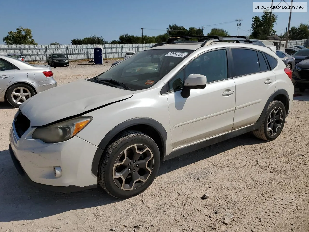 2013 Subaru Xv Crosstrek 2.0 Limited VIN: JF2GPAKC4D2839796 Lot: 72858794