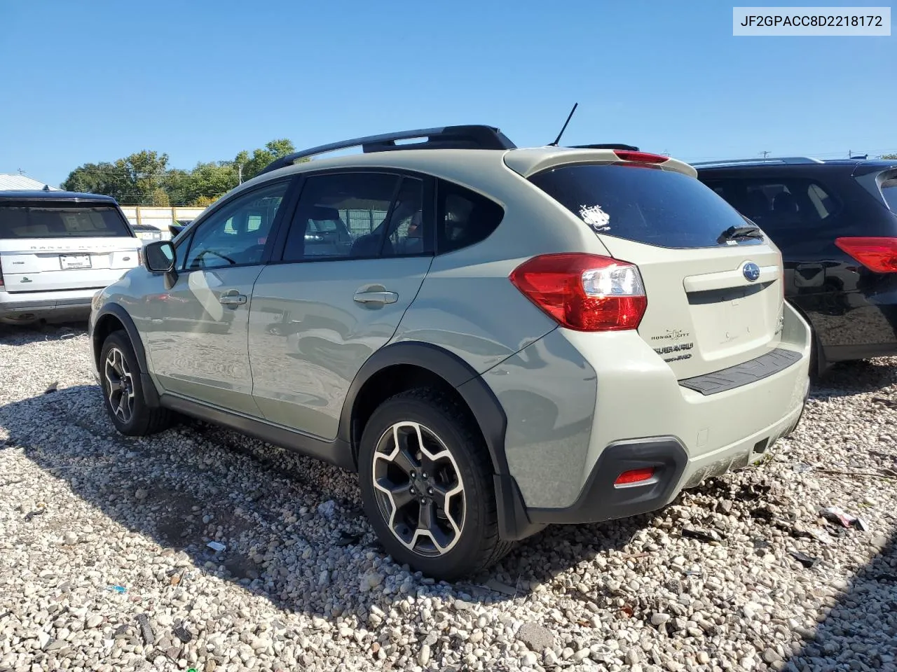 2013 Subaru Xv Crosstrek 2.0 Premium VIN: JF2GPACC8D2218172 Lot: 73573734