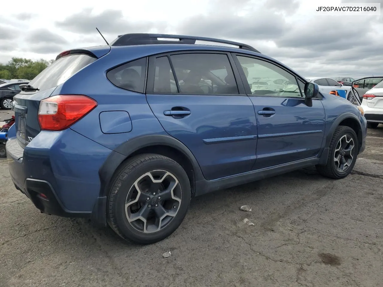 JF2GPAVC7D2216040 2013 Subaru Xv Crosstrek 2.0 Premium