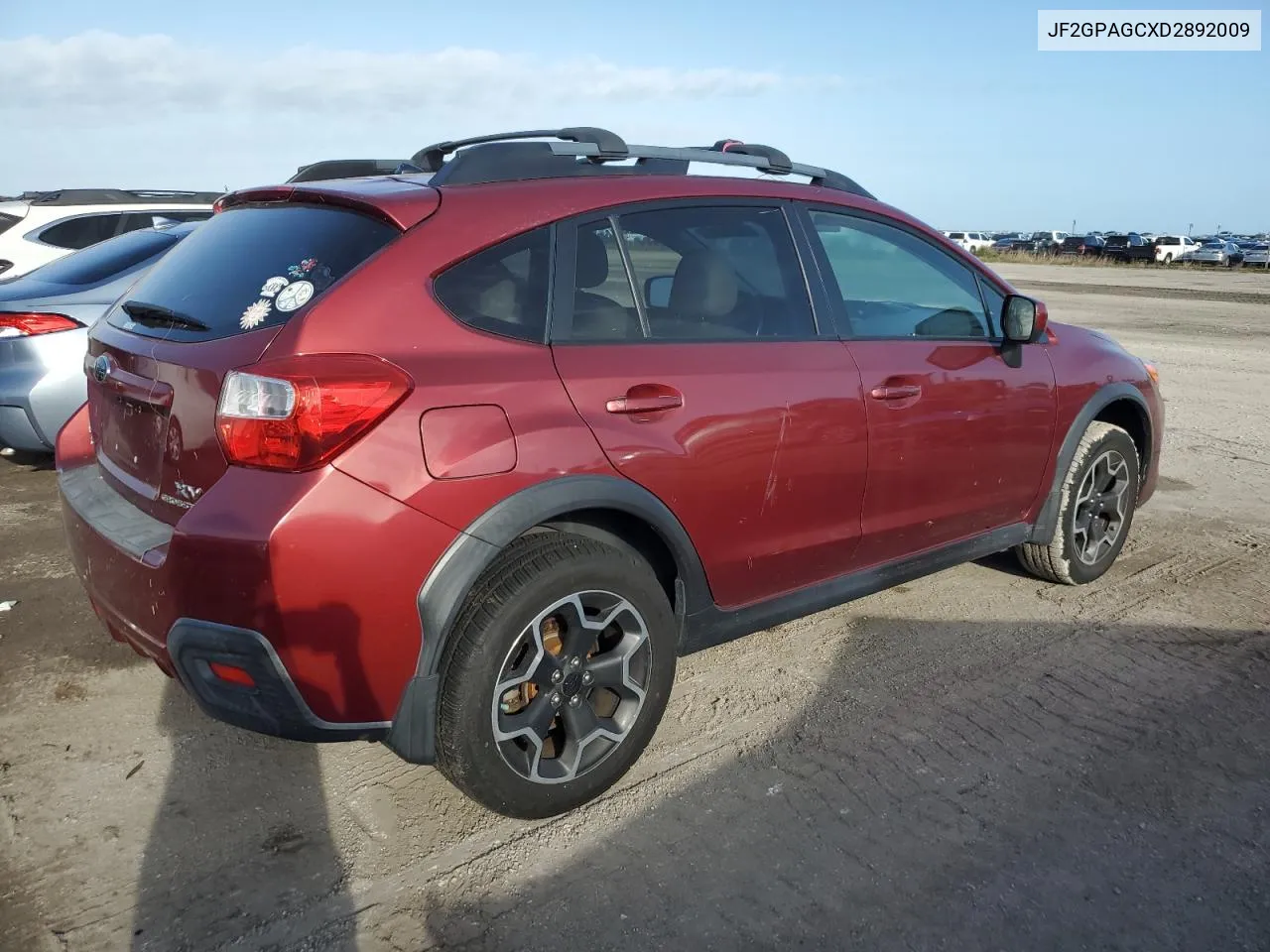 2013 Subaru Xv Crosstrek 2.0 Limited VIN: JF2GPAGCXD2892009 Lot: 74134424