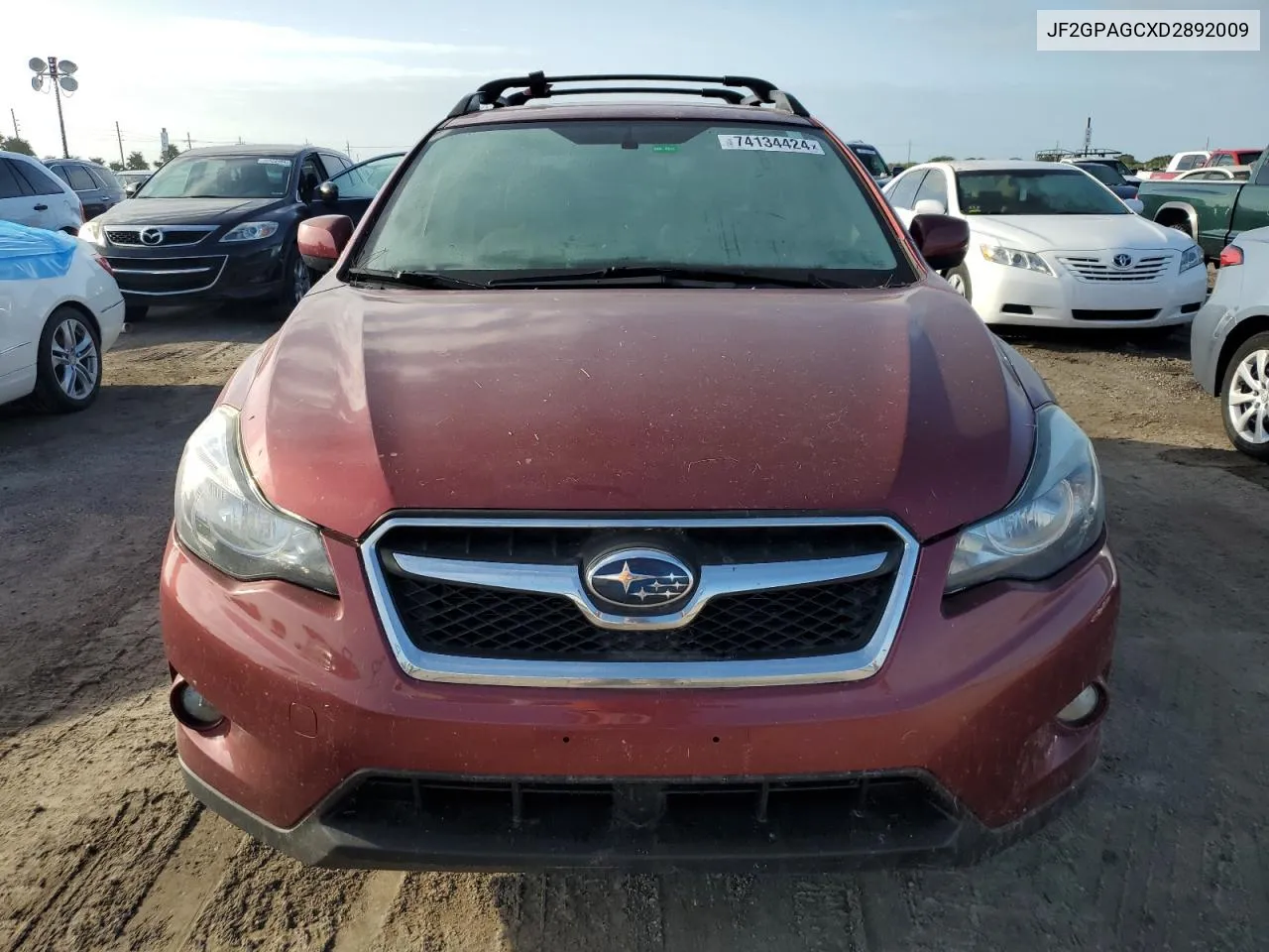 2013 Subaru Xv Crosstrek 2.0 Limited VIN: JF2GPAGCXD2892009 Lot: 74134424