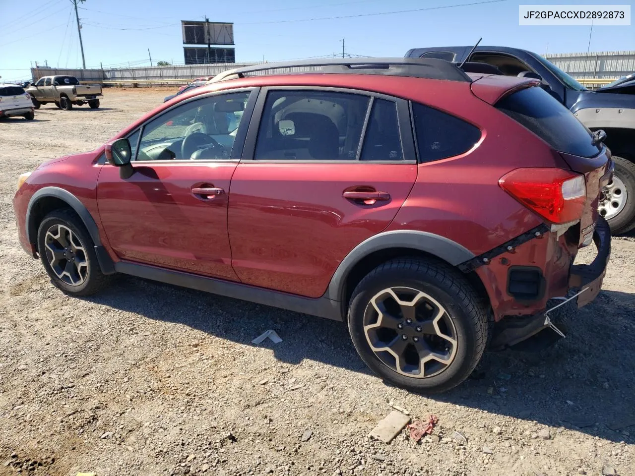 2013 Subaru Xv Crosstrek 2.0 Premium VIN: JF2GPACCXD2892873 Lot: 75514304