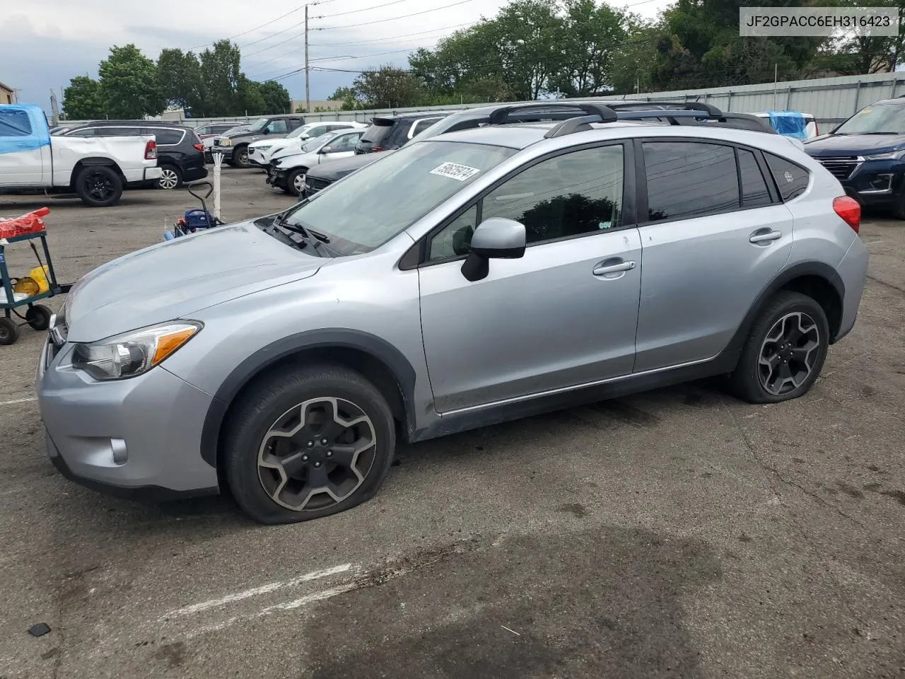 2014 Subaru Xv Crosstrek 2.0 Premium VIN: JF2GPACC6EH316423 Lot: 59625974