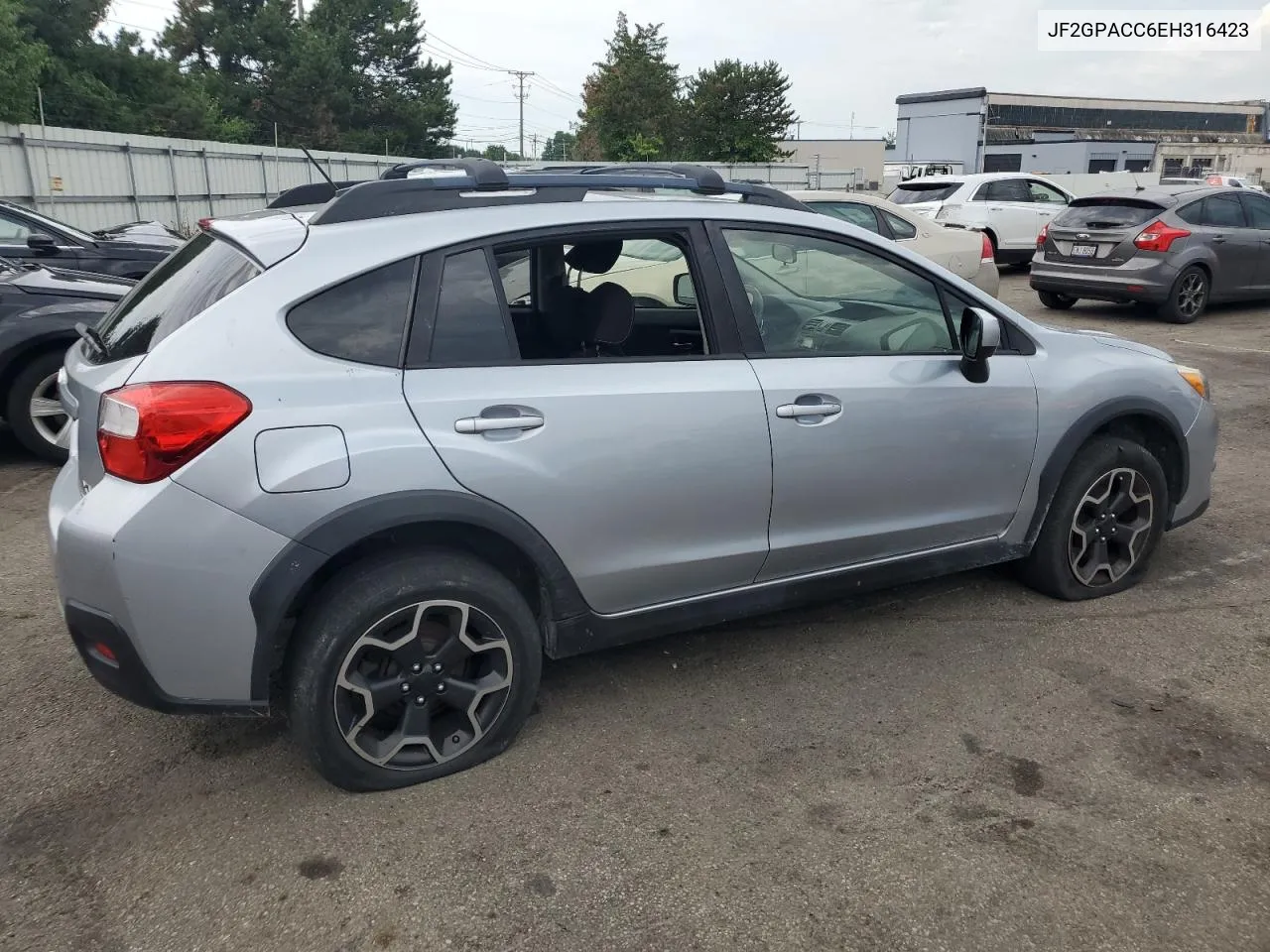 2014 Subaru Xv Crosstrek 2.0 Premium VIN: JF2GPACC6EH316423 Lot: 59625974