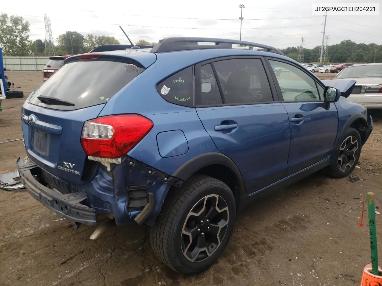 2014 Subaru Xv Crosstrek 2.0 Limited VIN: JF2GPAGC1EH204221 Lot: 72475644