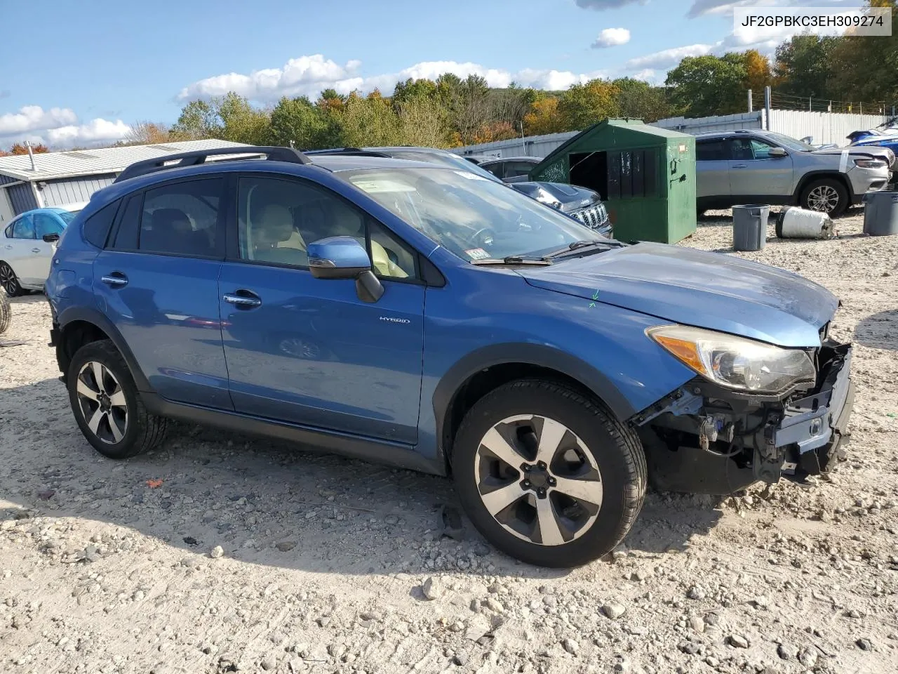 2014 Subaru Xv Crosstrek 2.0I Hybrid Touring VIN: JF2GPBKC3EH309274 Lot: 73527944