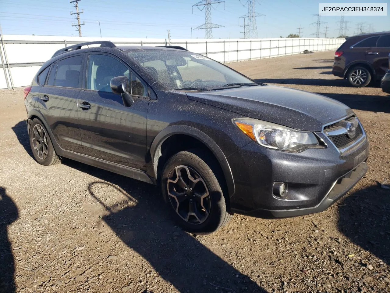 2014 Subaru Xv Crosstrek 2.0 Premium VIN: JF2GPACC3EH348374 Lot: 74240024