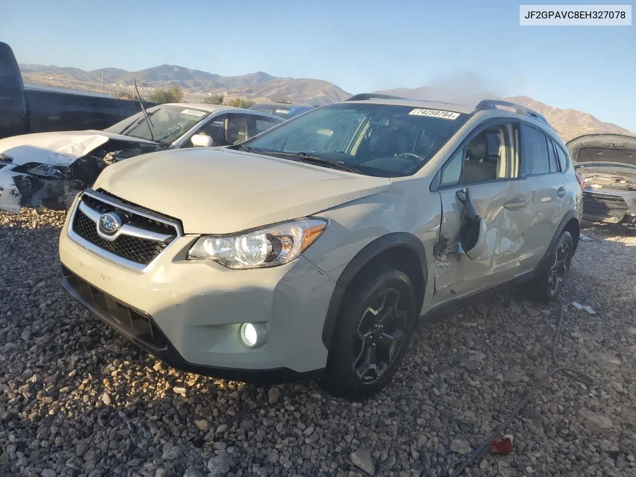 2014 Subaru Xv Crosstrek 2.0 Premium VIN: JF2GPAVC8EH327078 Lot: 74259784