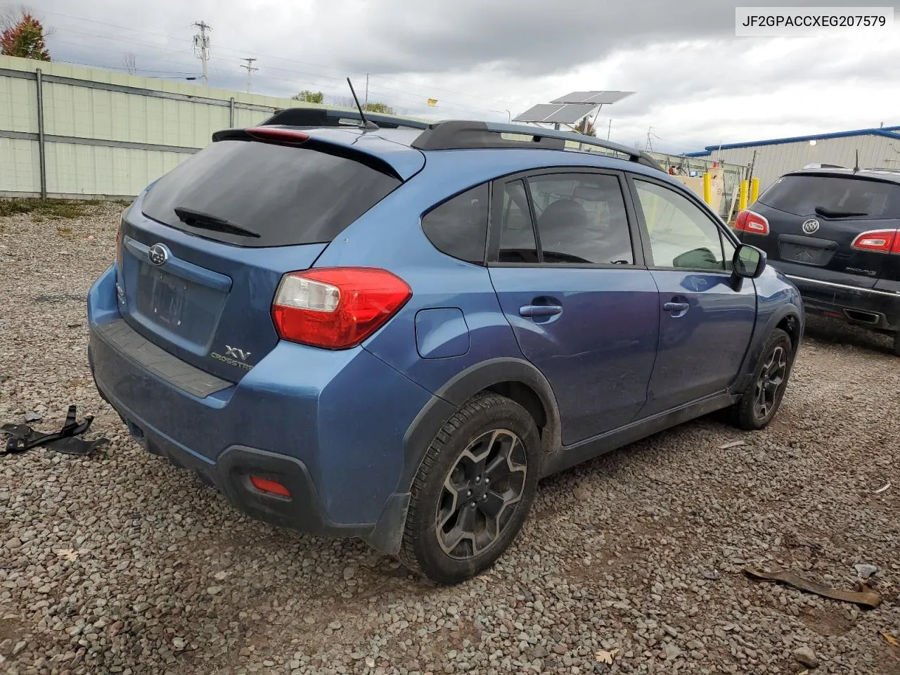 2014 Subaru Xv Crosstrek 2.0 Premium VIN: JF2GPACCXEG207579 Lot: 74589334