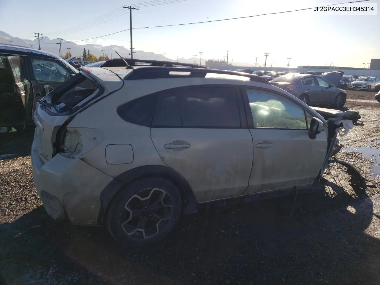 2014 Subaru Xv Crosstrek 2.0 Premium VIN: JF2GPACC3EH345314 Lot: 75252084