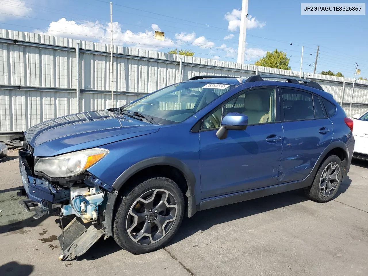 2014 Subaru Xv Crosstrek 2.0 Limited VIN: JF2GPAGC1E8326867 Lot: 75719274