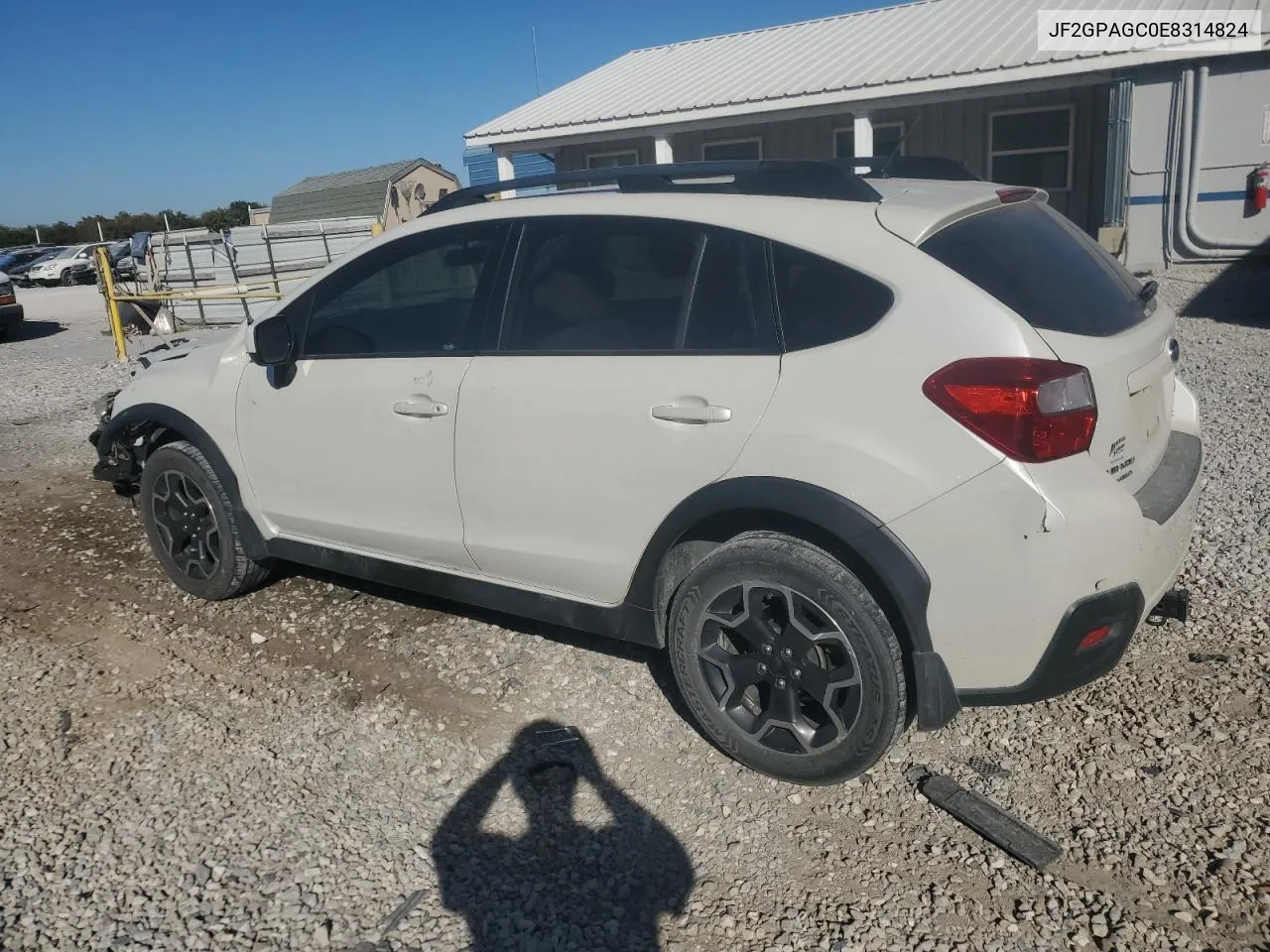 JF2GPAGC0E8314824 2014 Subaru Xv Crosstrek 2.0 Limited