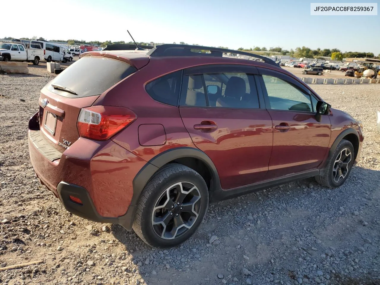 2015 Subaru Xv Crosstrek 2.0 Premium VIN: JF2GPACC8F8259367 Lot: 74755664