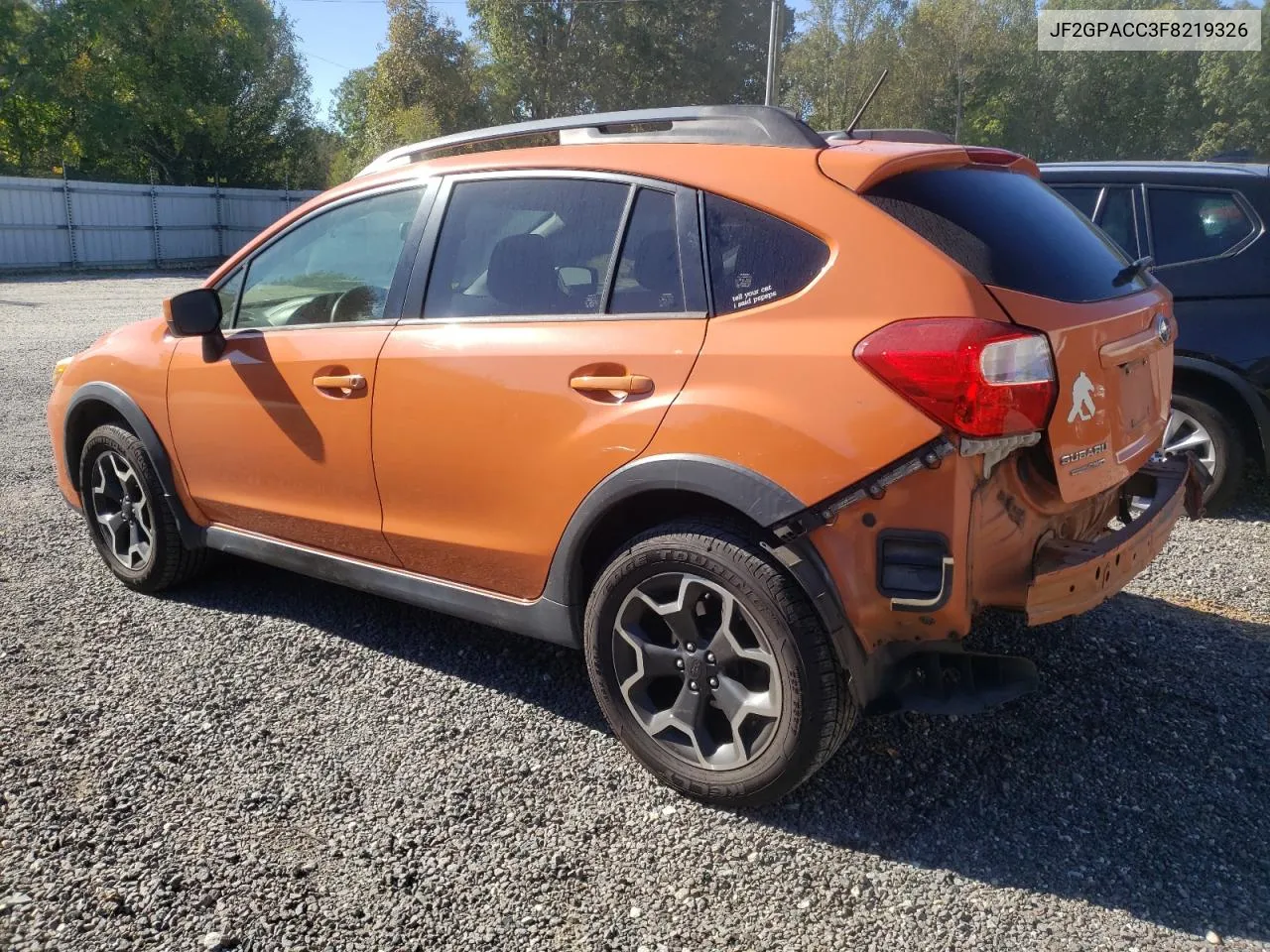 2015 Subaru Xv Crosstrek 2.0 Premium VIN: JF2GPACC3F8219326 Lot: 75796284