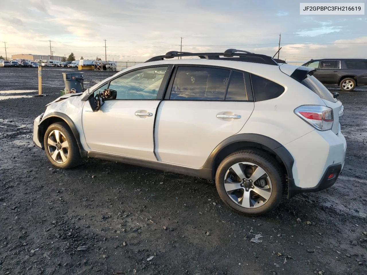 2015 Subaru Xv Crosstrek 2.0I Hybrid Touring VIN: JF2GPBPC3FH216619 Lot: 79282574