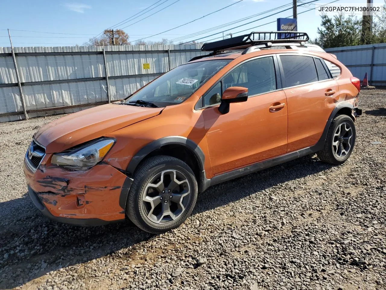 2015 Subaru Xv Crosstrek 2.0 Limited VIN: JF2GPAPC7FH306902 Lot: 79620204