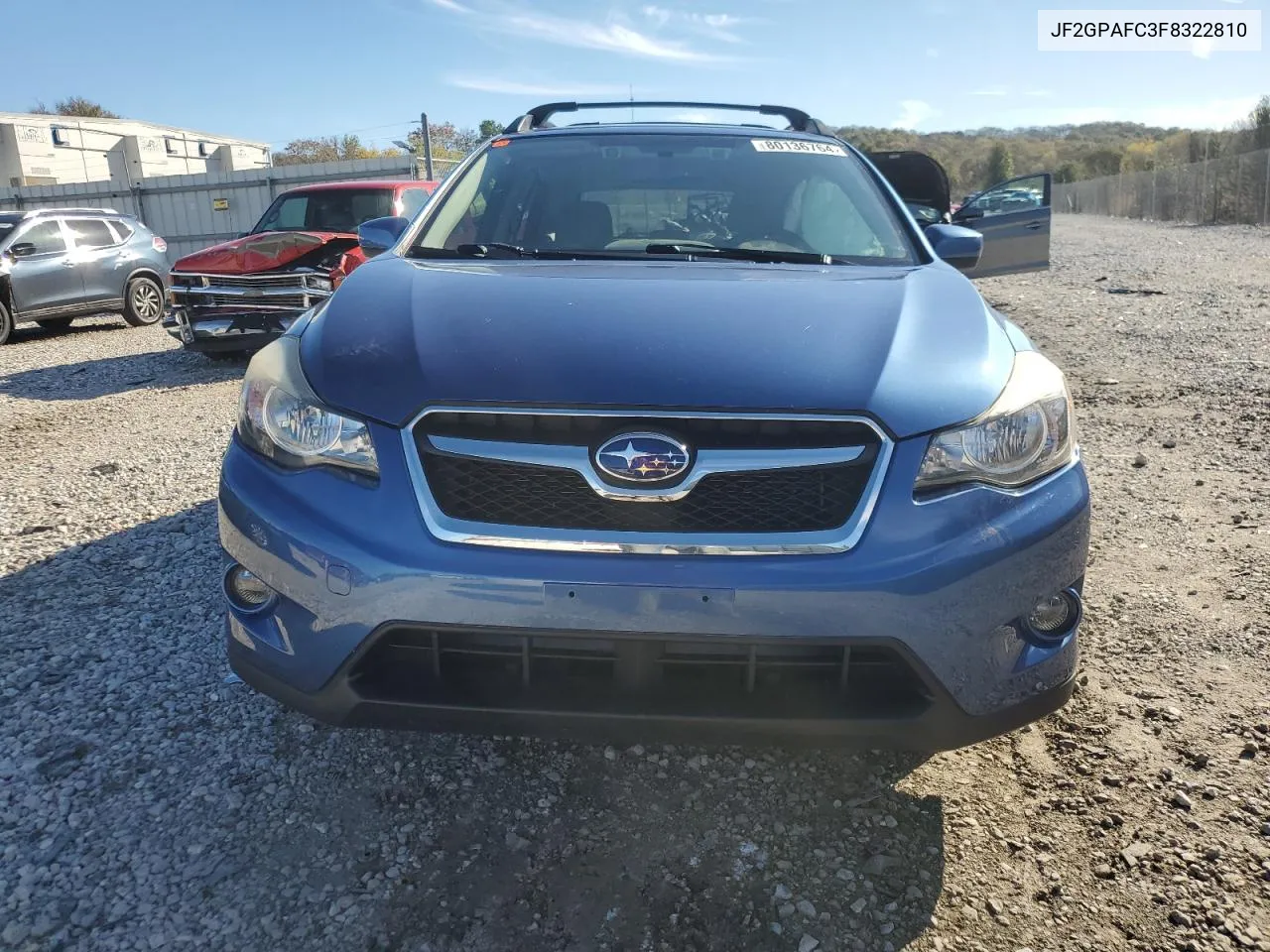 2015 Subaru Xv Crosstrek 2.0 Premium VIN: JF2GPAFC3F8322810 Lot: 80136764