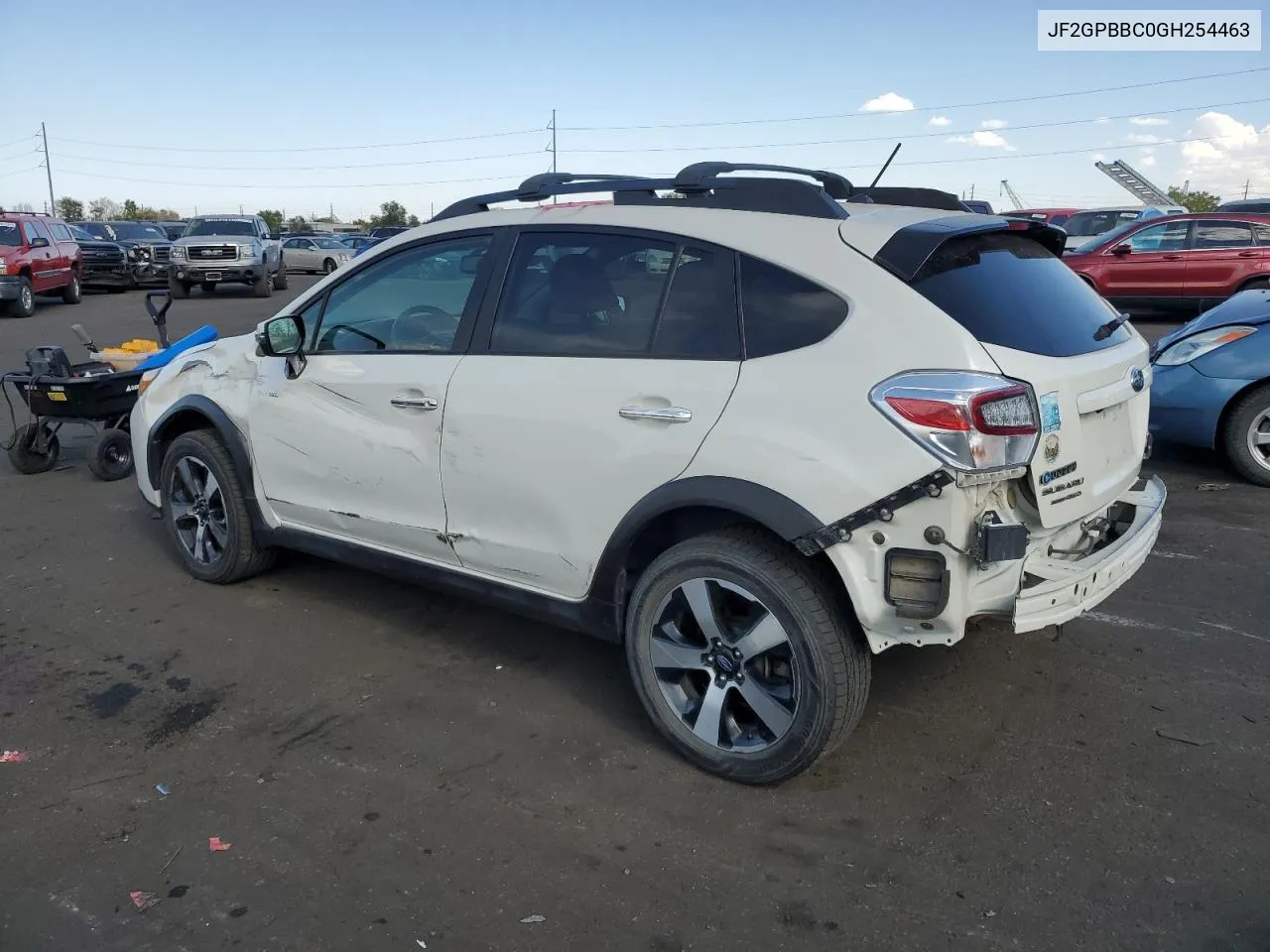 2016 Subaru Crosstrek 2.0I Hybrid VIN: JF2GPBBC0GH254463 Lot: 76411314