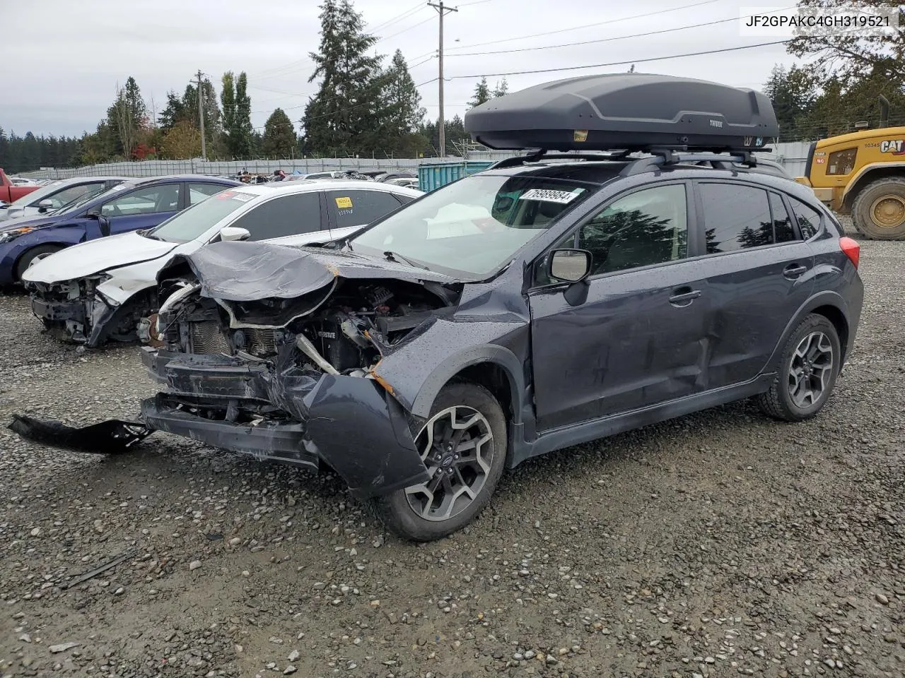 2016 Subaru Crosstrek Limited VIN: JF2GPAKC4GH319521 Lot: 76989984