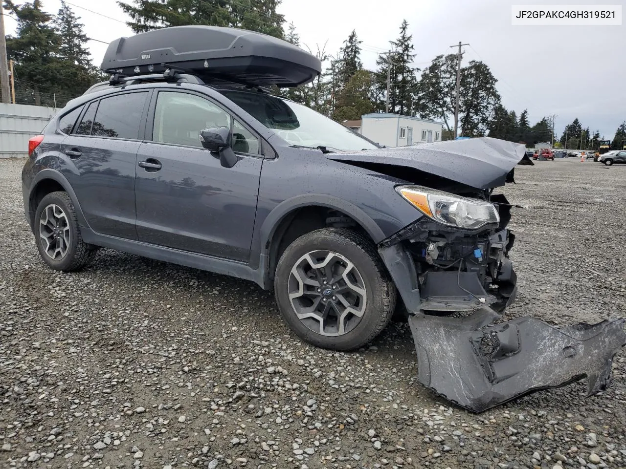 2016 Subaru Crosstrek Limited VIN: JF2GPAKC4GH319521 Lot: 76989984