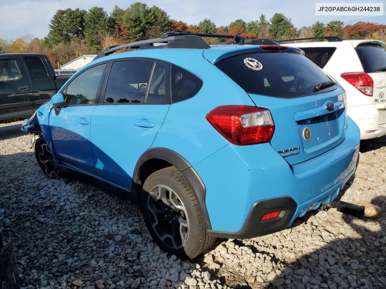 2016 Subaru Crosstrek Premium VIN: JF2GPABC6GH244238 Lot: 77849444