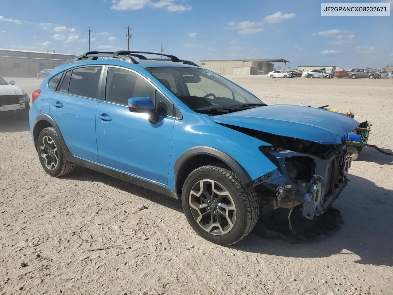 2016 Subaru Crosstrek Limited VIN: JF2GPANCXG8232671 Lot: 77933954