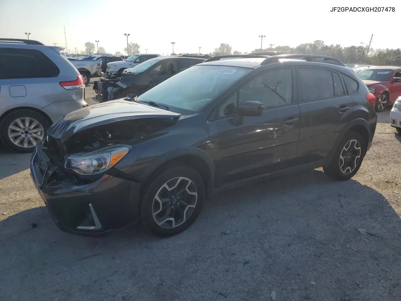 2016 Subaru Crosstrek Premium VIN: JF2GPADCXGH207478 Lot: 78132724