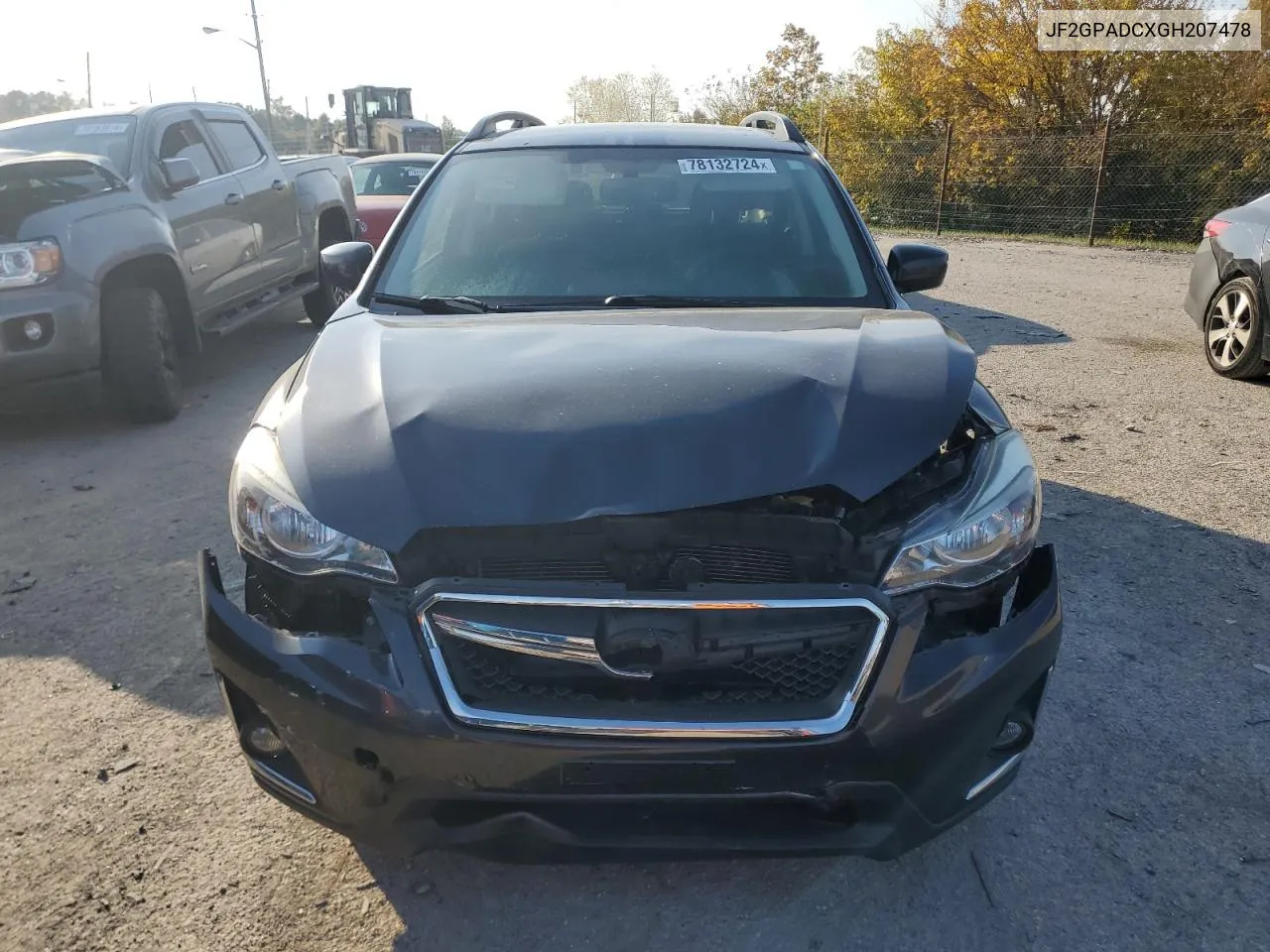 JF2GPADCXGH207478 2016 Subaru Crosstrek Premium