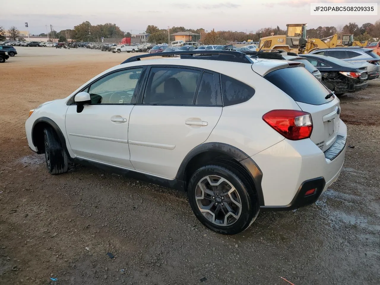 2016 Subaru Crosstrek Premium VIN: JF2GPABC5G8209335 Lot: 78484214