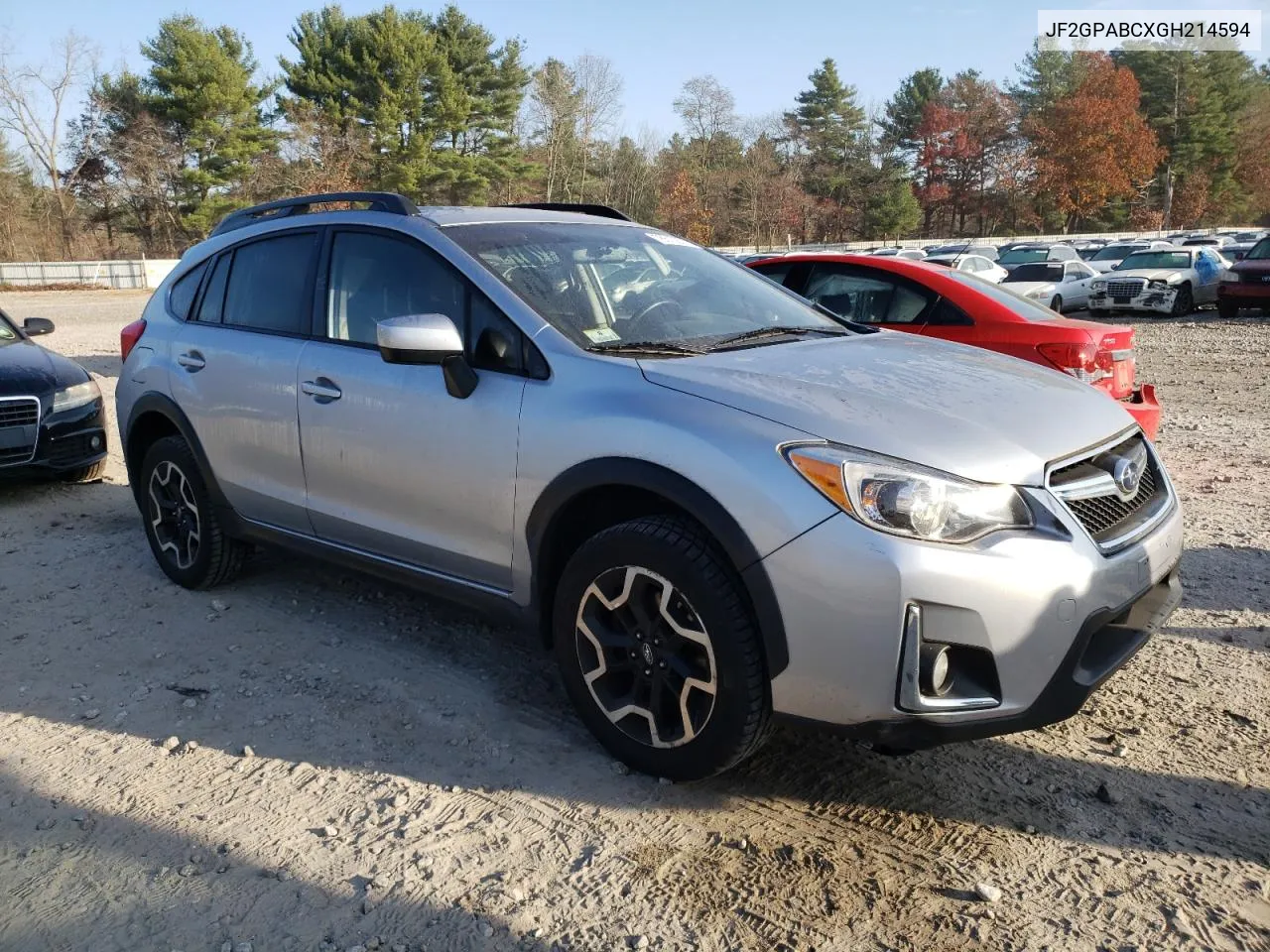 2016 Subaru Crosstrek Premium VIN: JF2GPABCXGH214594 Lot: 78513874