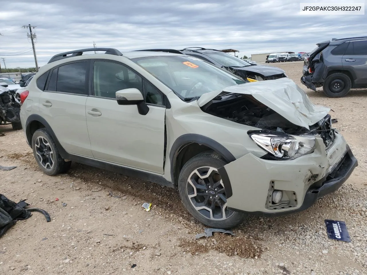 2016 Subaru Crosstrek Limited VIN: JF2GPAKC3GH322247 Lot: 79233164