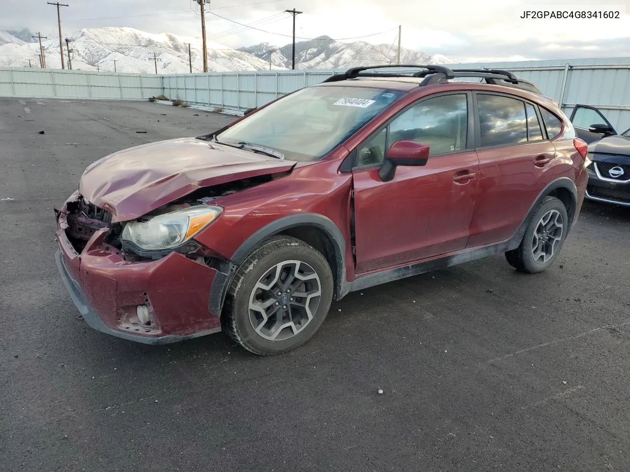 2016 Subaru Crosstrek Premium VIN: JF2GPABC4G8341602 Lot: 79840404