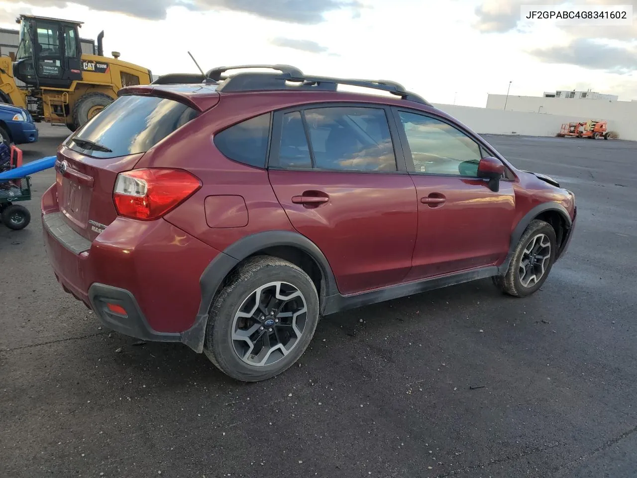 2016 Subaru Crosstrek Premium VIN: JF2GPABC4G8341602 Lot: 79840404