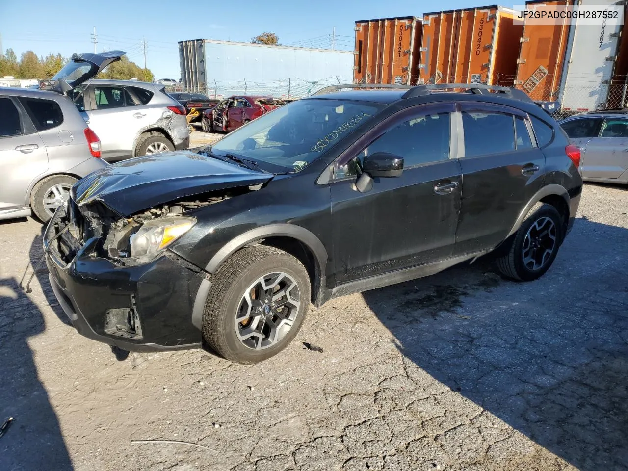 2016 Subaru Crosstrek Premium VIN: JF2GPADC0GH287552 Lot: 80018884