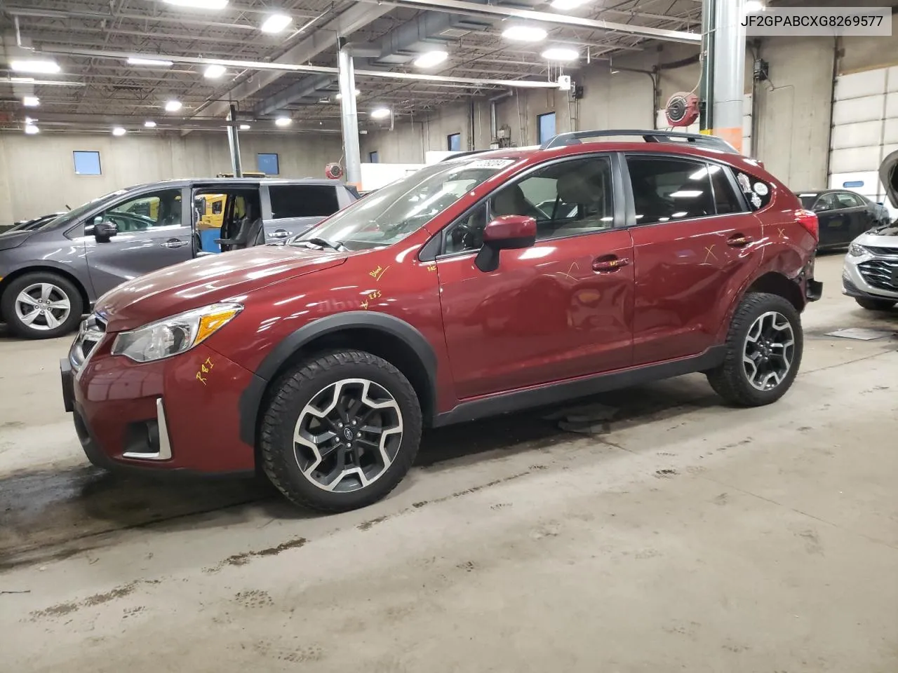 2016 Subaru Crosstrek Premium VIN: JF2GPABCXG8269577 Lot: 81239204