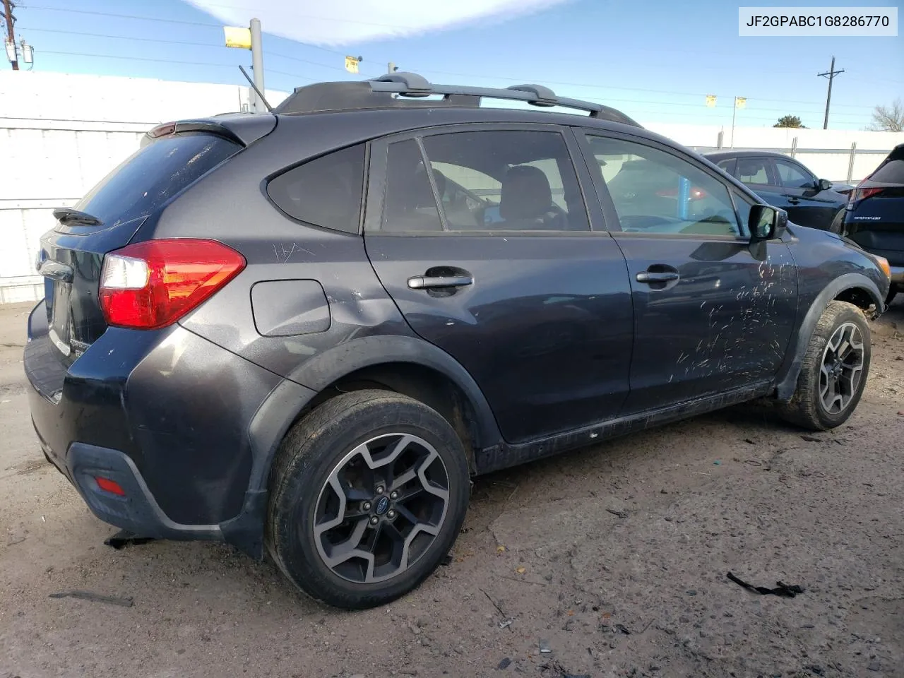 2016 Subaru Crosstrek Premium VIN: JF2GPABC1G8286770 Lot: 81320434