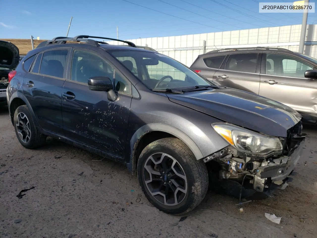 2016 Subaru Crosstrek Premium VIN: JF2GPABC1G8286770 Lot: 81320434