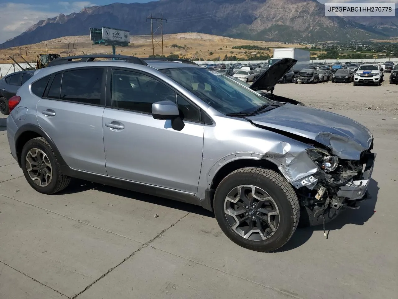 2017 Subaru Crosstrek Premium VIN: JF2GPABC1HH270778 Lot: 66887204